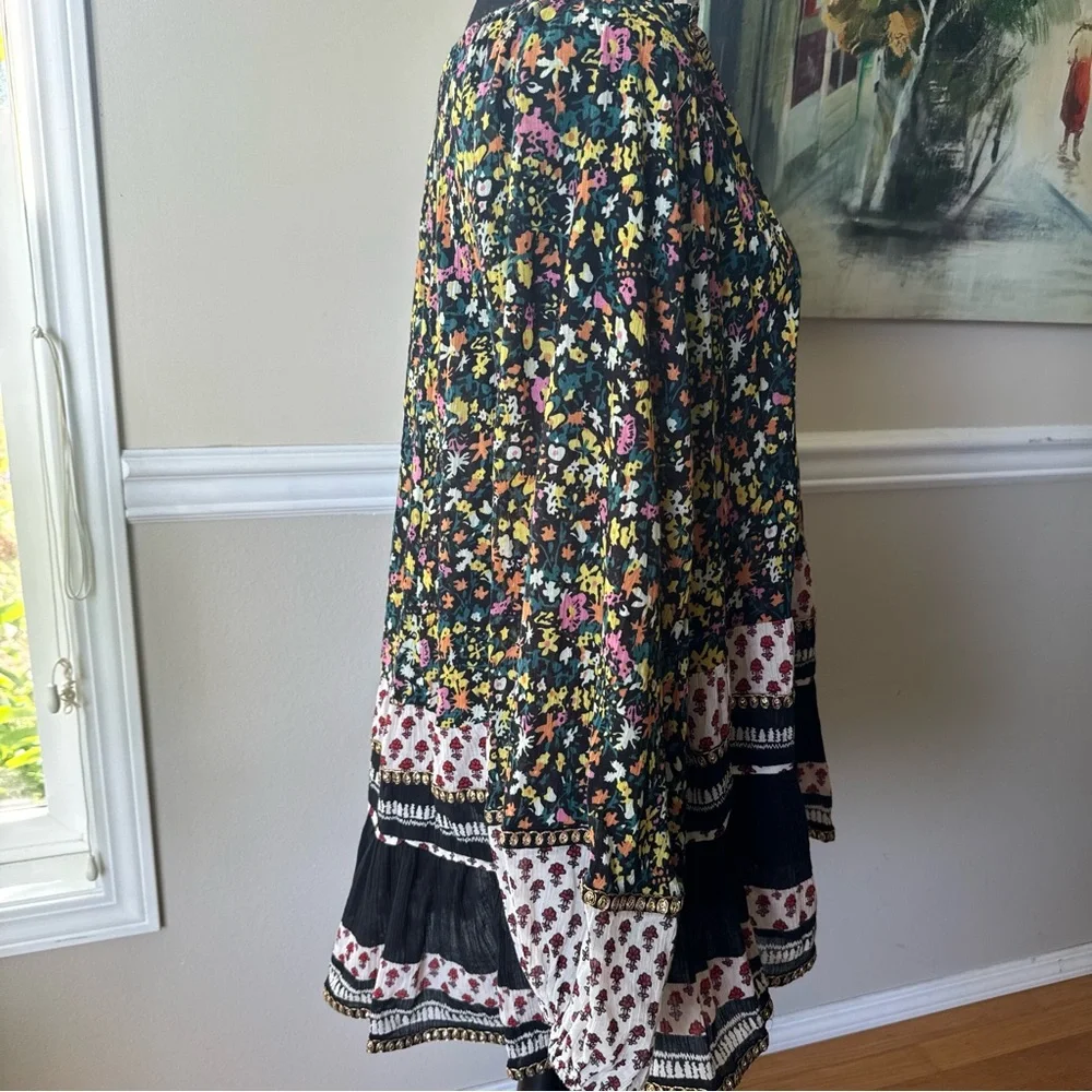 Free People Gardenia Tunic Floral Oversized‎ size XM